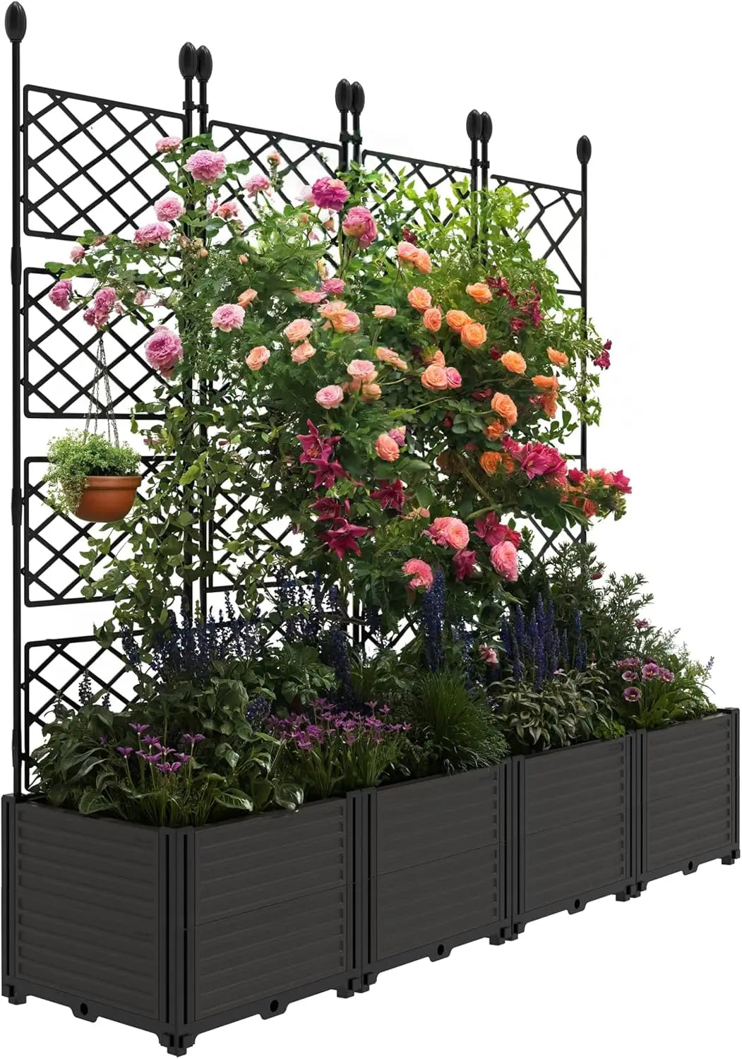 Twister Ck Self Watering Plastic Planter For Outdoor Gardens