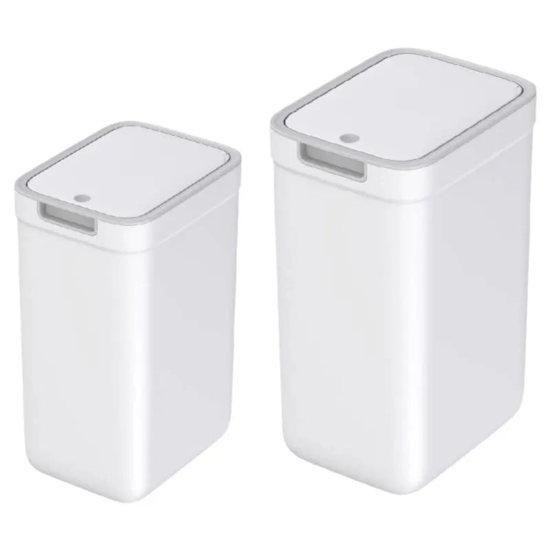 Joybos Rectangular Plastic Press Lid Household Waste Bin