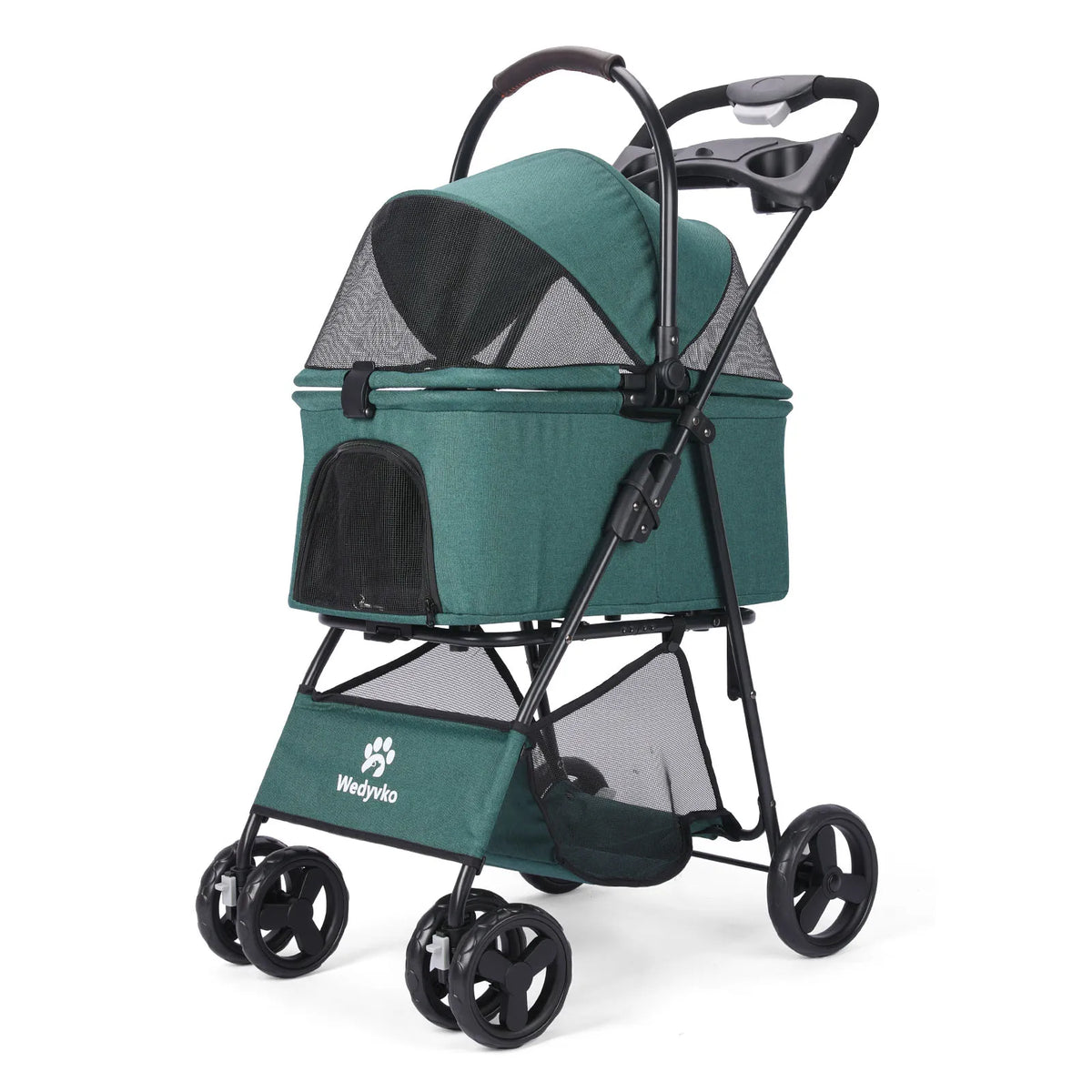 All Terrain Folding Pet Stroller With Removable Carrier For Pets