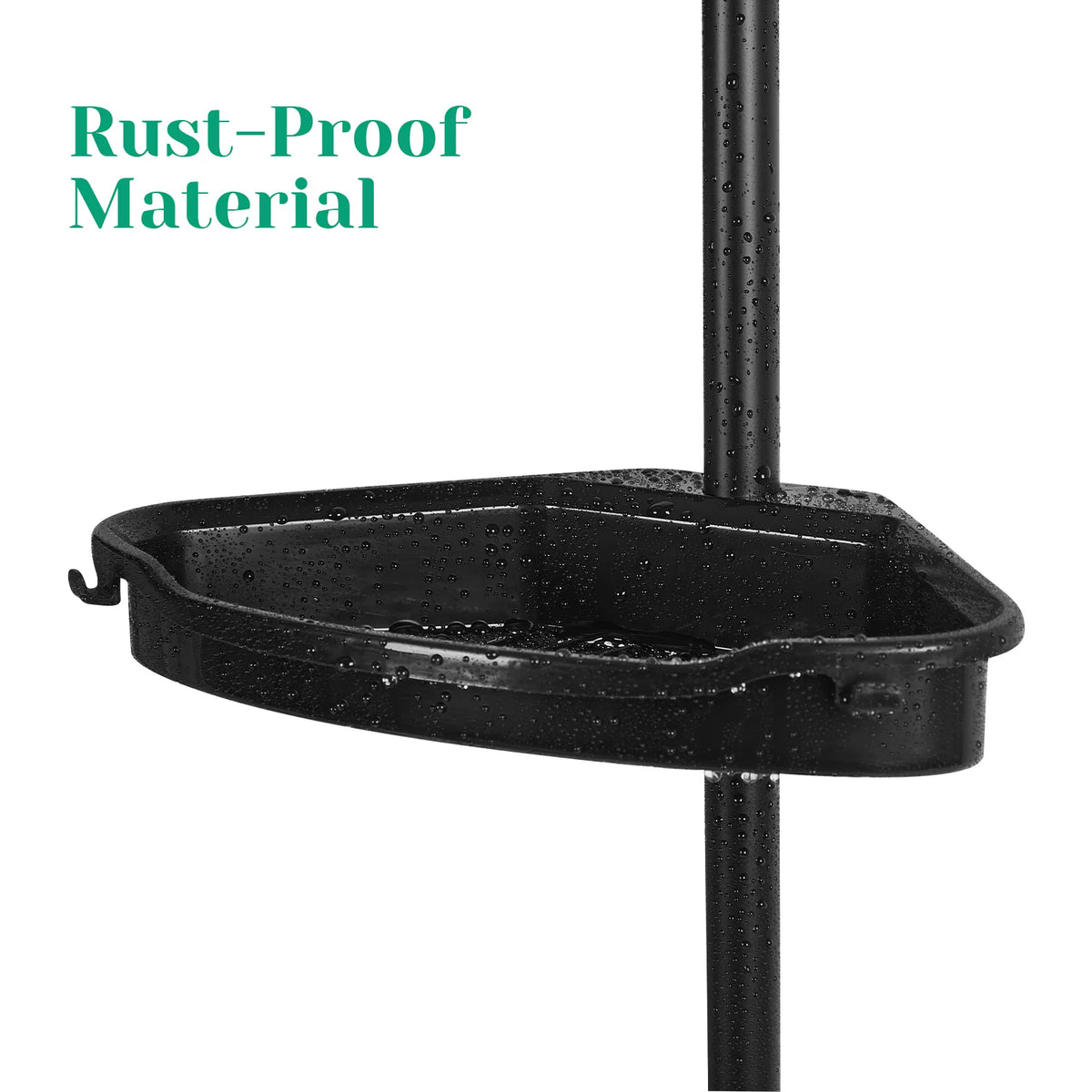 HiMISS 4 Tier Corner Shower Caddy Adjustable Bathroom Storage Organizer