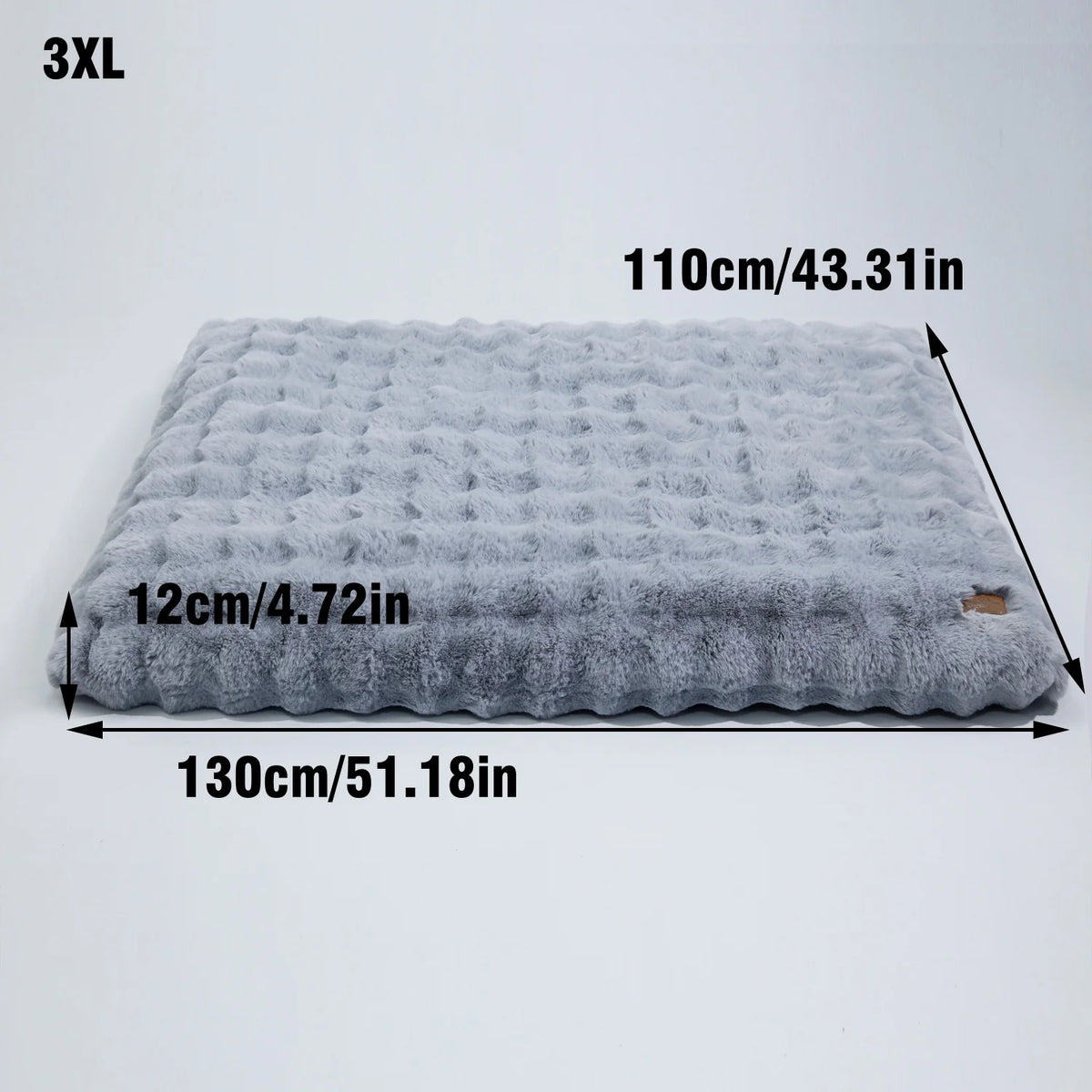 Bingopaw Ultra Soft Plush Calming Dog Bed With Removable Cover