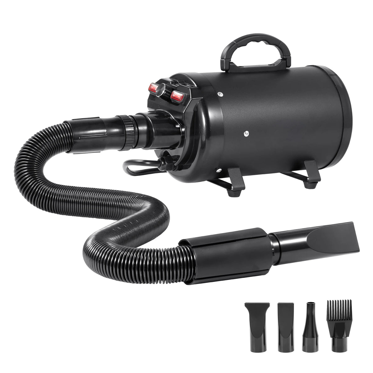 SucceBuy Adjustable Dog Dryer With Temperature Control And Hose Nozzles