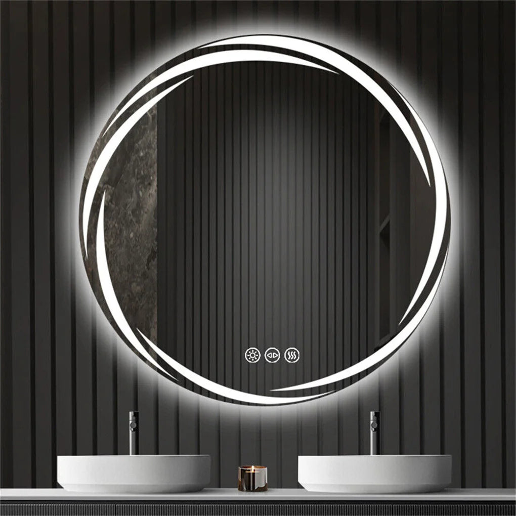 Anti Fog Wall Mounted LED Backlit Bathroom Vanity Mirror