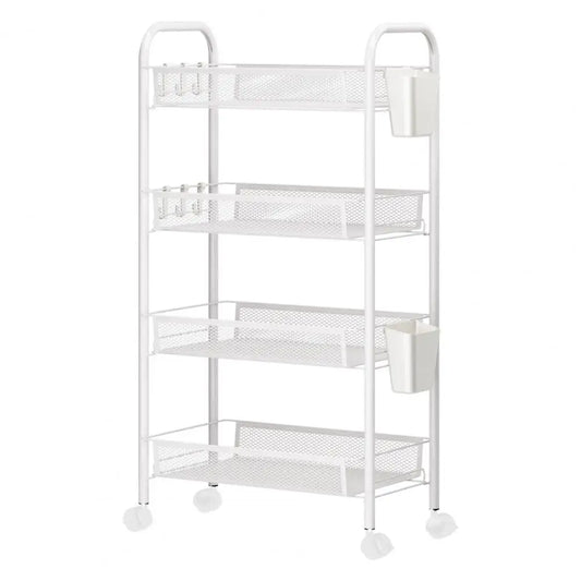 BlueLans Stackable Rolling Mesh Kitchen Fruit Vegetable Storage Rack