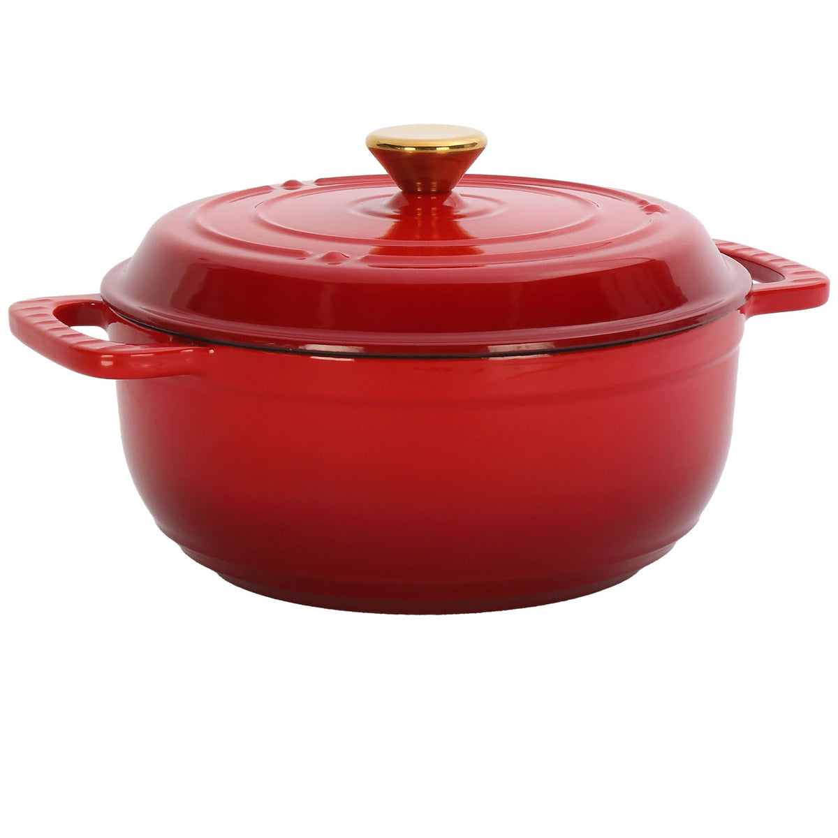 Premium Enameled Cast Iron Dutch Oven Pot With Lid