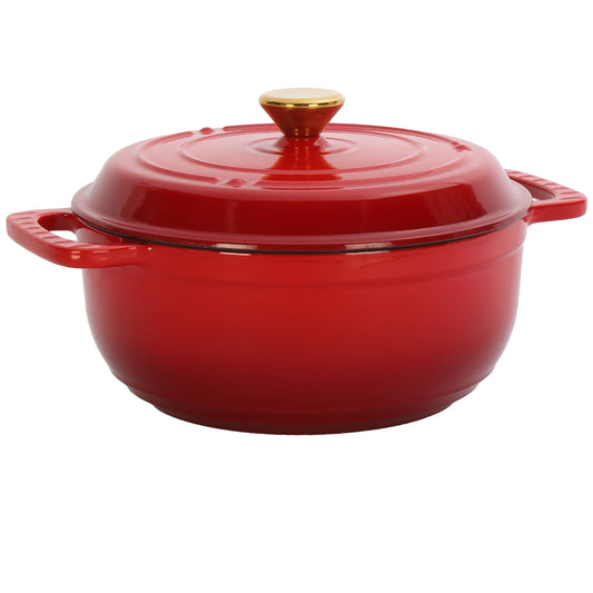 Premium Enameled Cast Iron Dutch Oven Pot With Lid