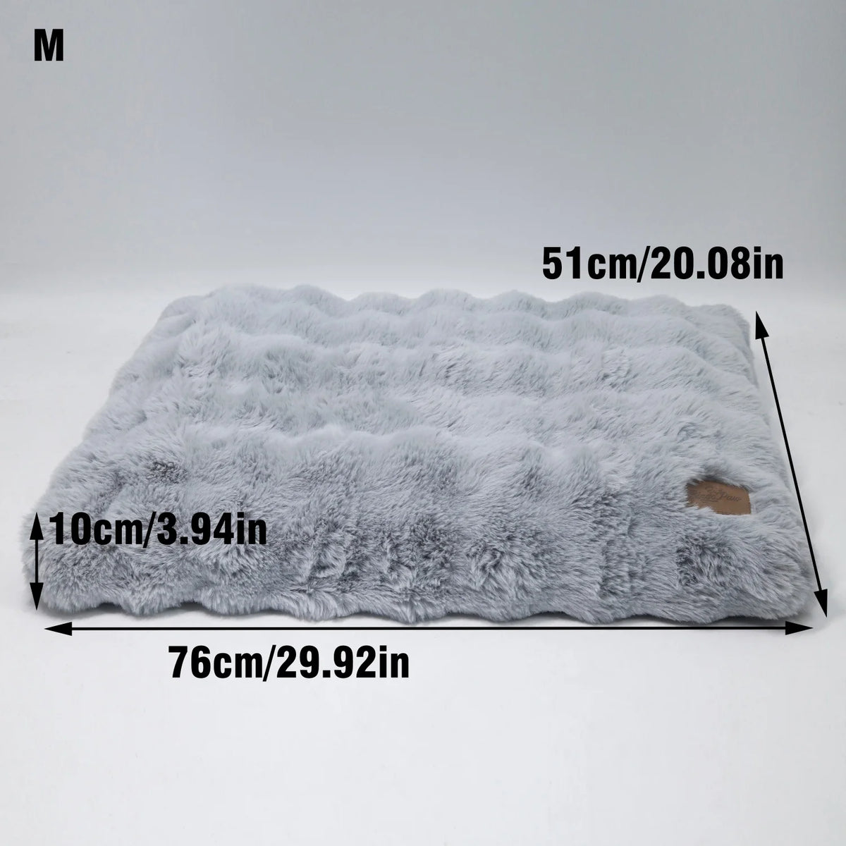 Bingopaw Ultra Soft Plush Calming Dog Bed With Removable Cover