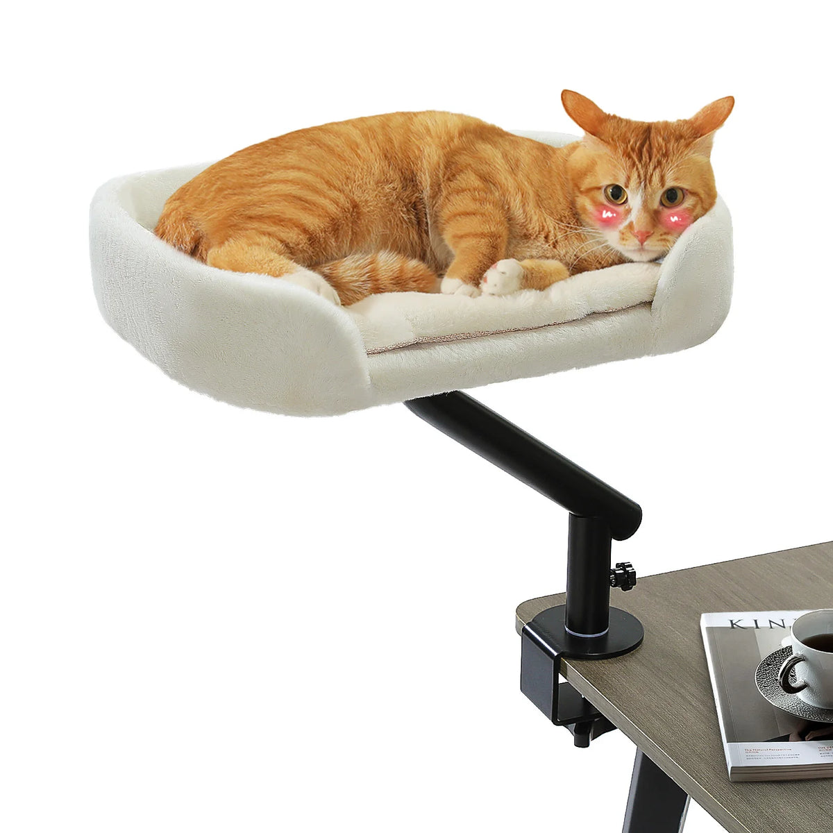 PAWZ Road Rotating Cat Bed Desk Stand Breathable Pet Hammock