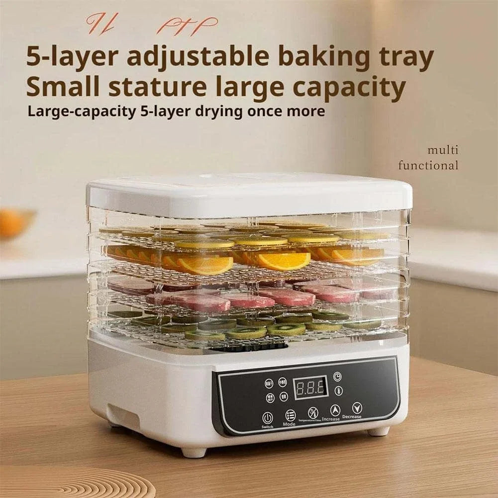 Electric Food Dryer With Adjustable Temperature Control
