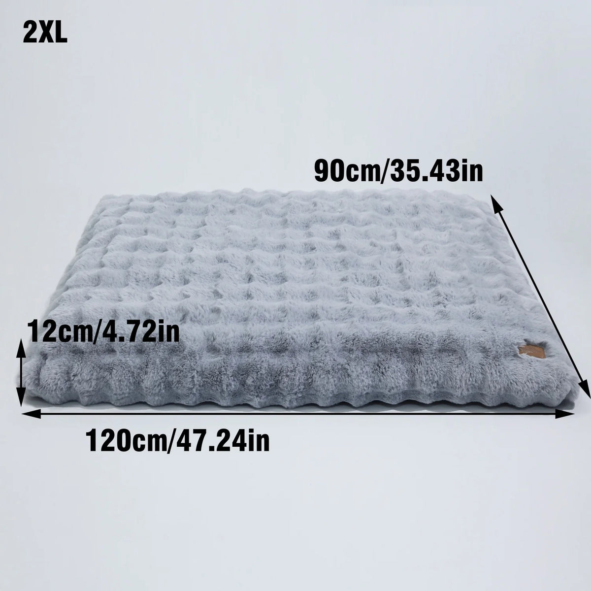 Bingopaw Ultra Soft Plush Calming Dog Bed With Removable Cover