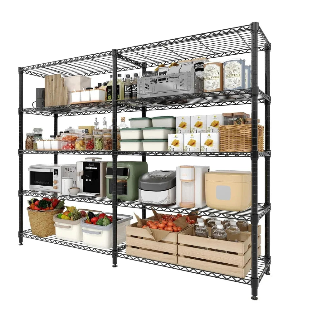 Heavy Duty Adjustable Metal Storage Shelving Rack For Garage