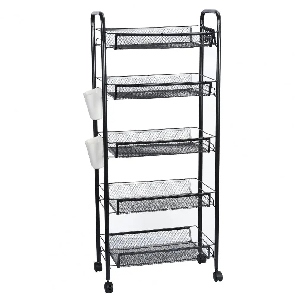 BlueLans Stackable Rolling Mesh Kitchen Fruit Vegetable Storage Rack