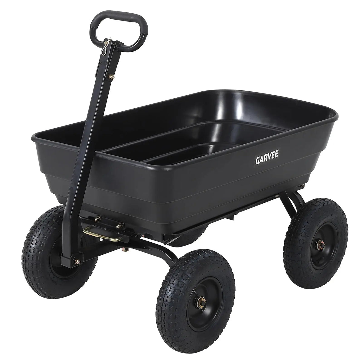 HiMISS Heavy Duty 1200LB Garden Dump Cart Utility Trailer