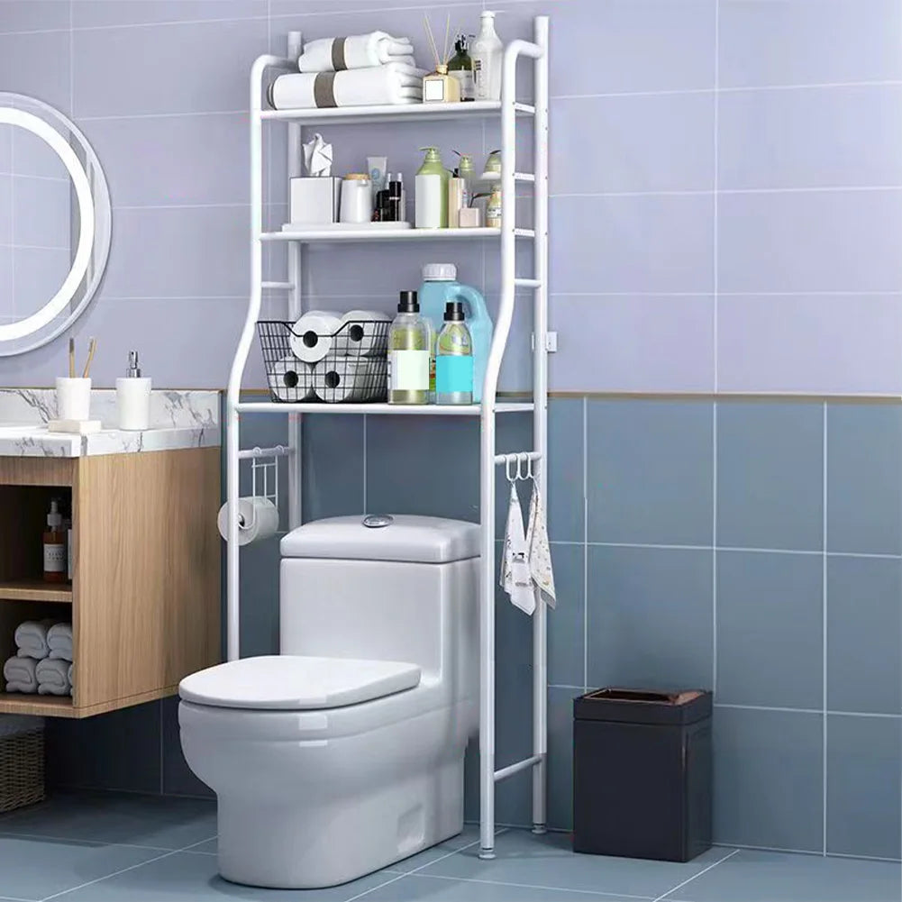 Studyset Stainless Steel Over Toilet Bathroom Storage Shelf Rack