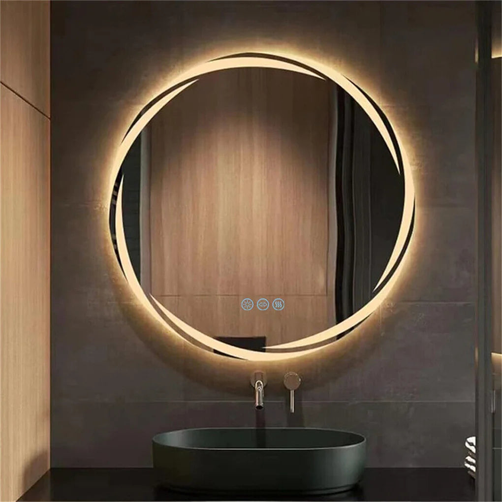 Anti Fog Wall Mounted LED Backlit Bathroom Vanity Mirror