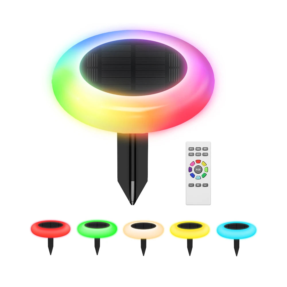 Intelamp Solar Outdoor Pathway Lights For Garden And Lawn