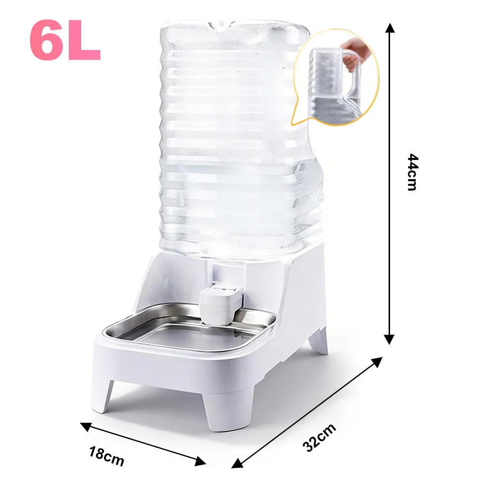 Nityers Gravity Pet Water Dispenser Stainless Steel Bowl