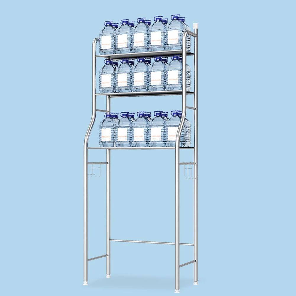 Studyset Stainless Steel Over Toilet Bathroom Storage Shelf Rack