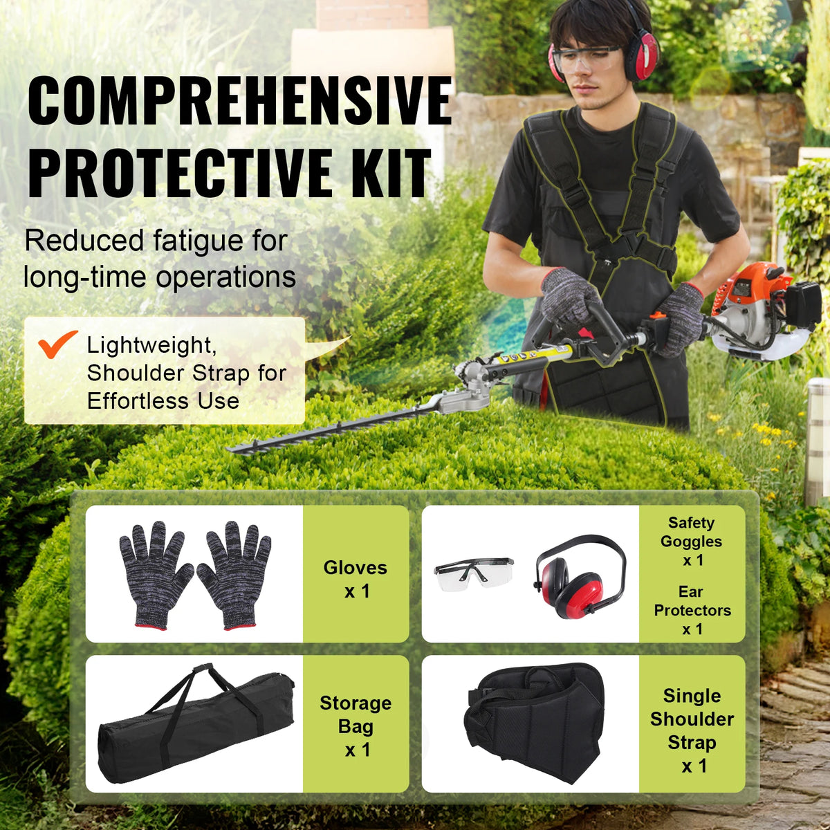 SucceBuy Five In One Gas Powered Multi Function Trimmer