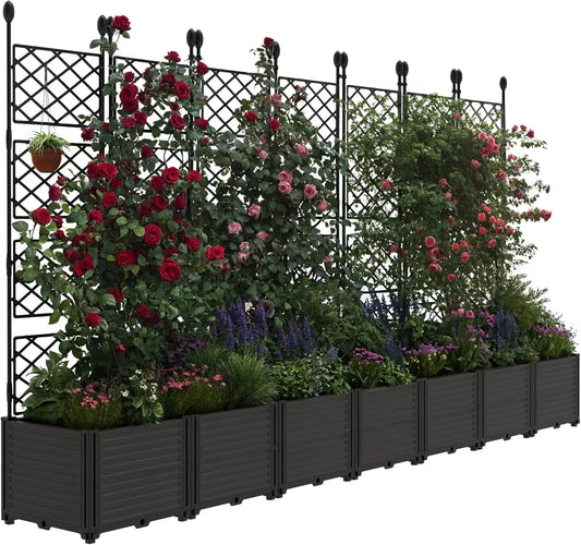 Twister Ck Self Watering Plastic Planter For Outdoor Gardens