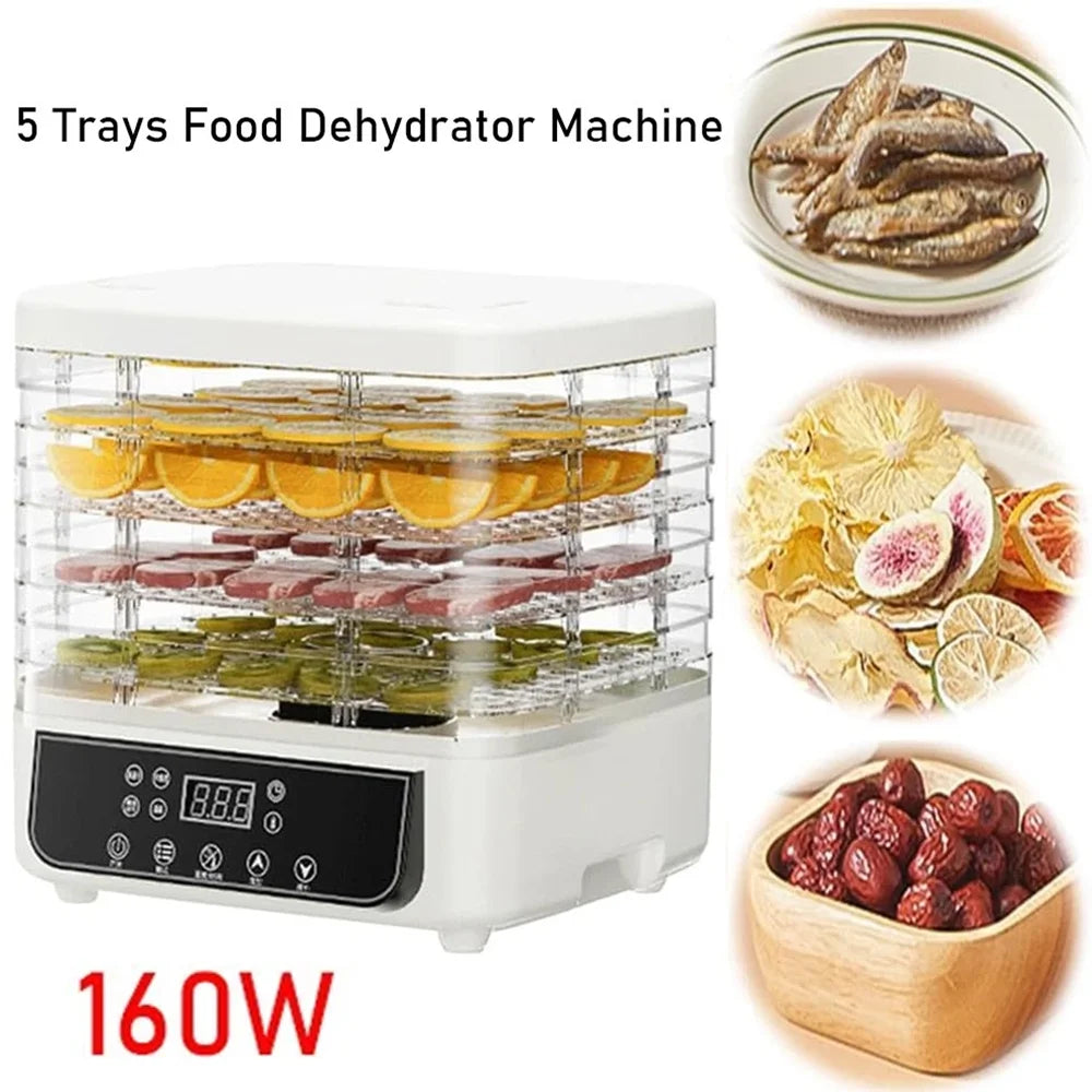Electric Food Dryer With Adjustable Temperature Control