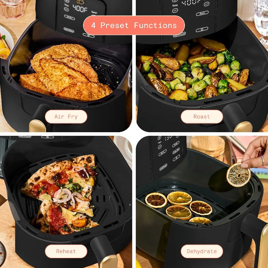 Beautiful Air Fryer Featuring TurboCrisp and Nonstick Ceramic Technology
