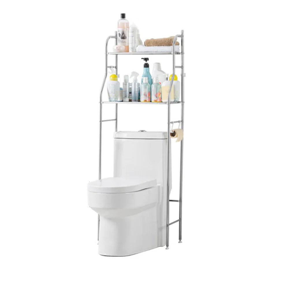 Studyset Stainless Steel Over Toilet Bathroom Storage Shelf Rack