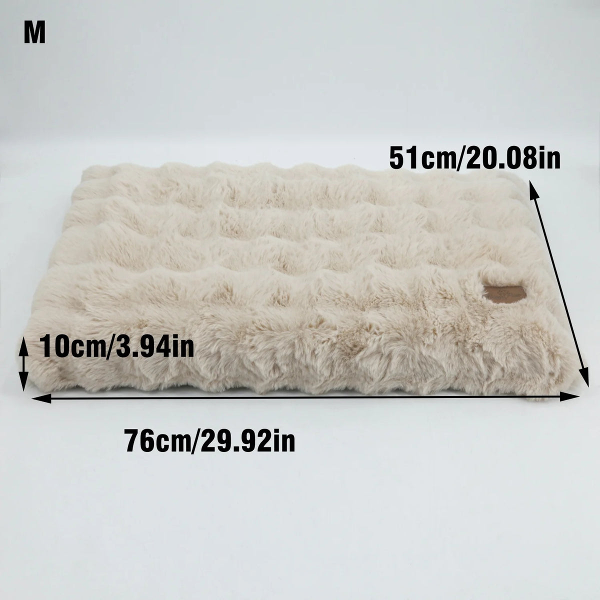 Bingopaw Ultra Soft Plush Calming Dog Bed With Removable Cover
