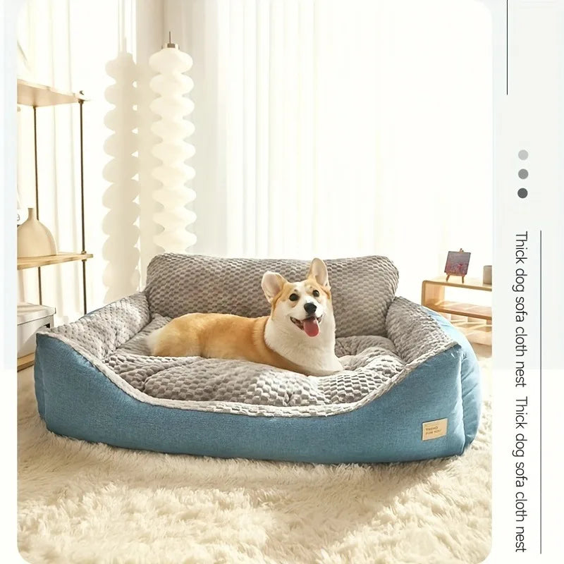 Bofnl Dog Sofa Bed Soft Fiber Pet Mattress Comfortable Indoor