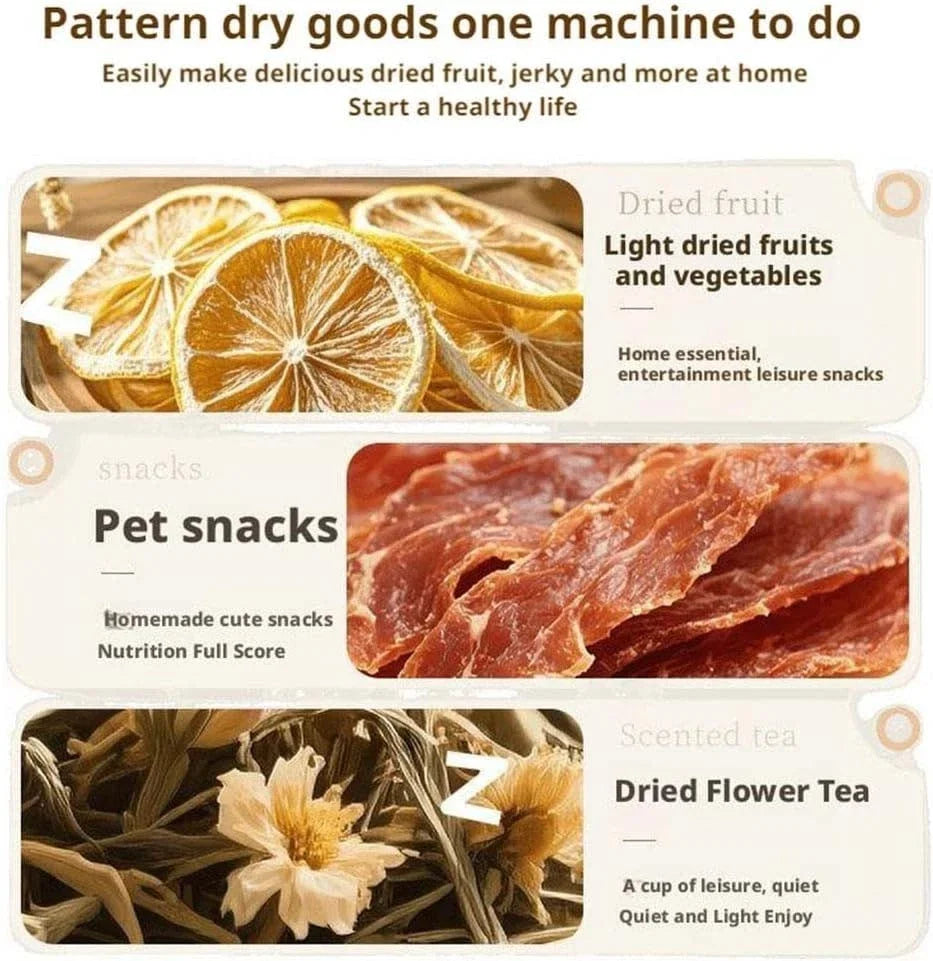 Electric Food Dryer With Adjustable Temperature Control