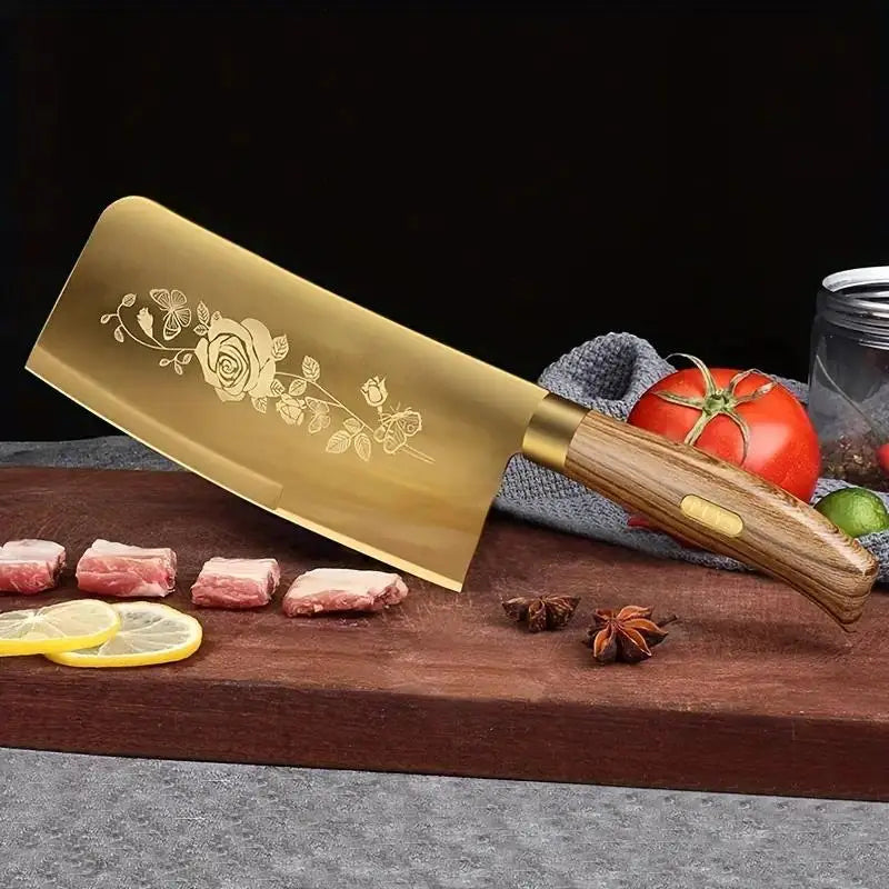 Premium Titanium Coated Stainless Steel Kitchen Knife Set