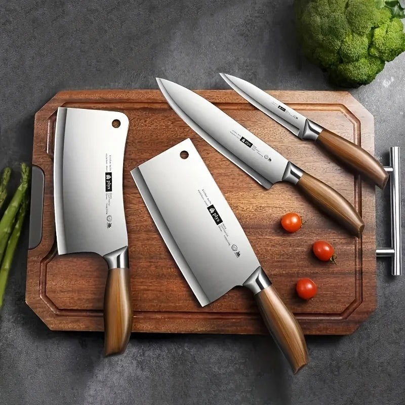 Professional Stainless Steel Kitchen Knife Set For Home Chef Cutting