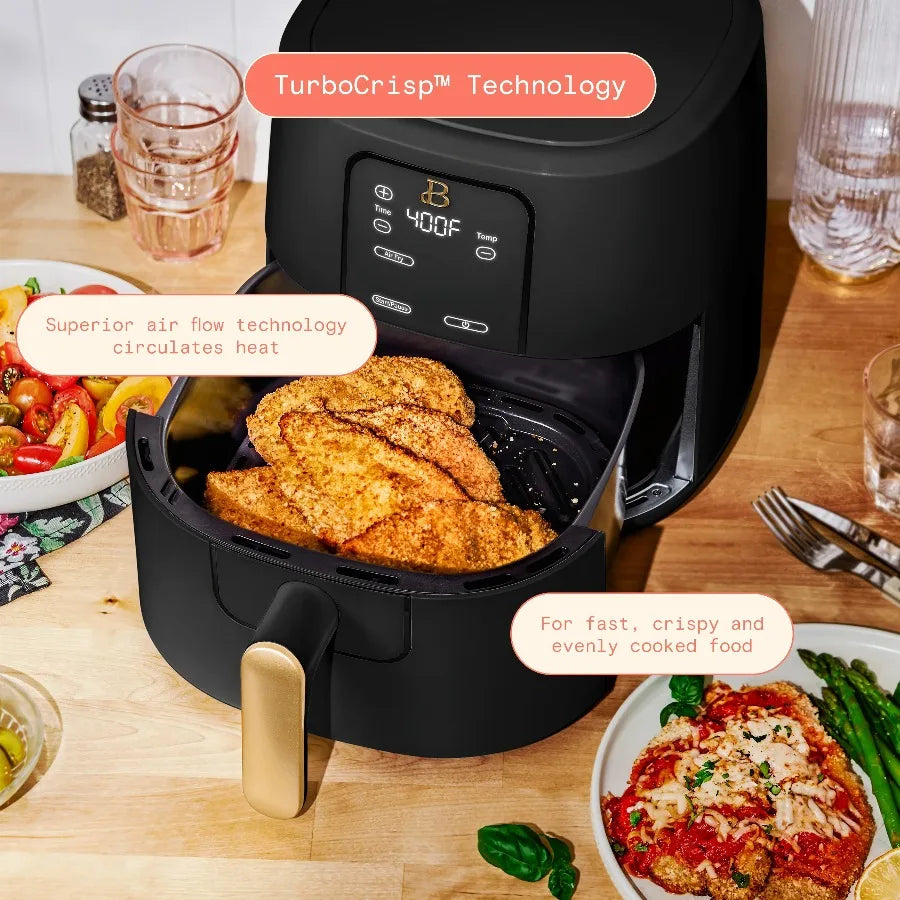 Beautiful Air Fryer Featuring TurboCrisp and Nonstick Ceramic Technology